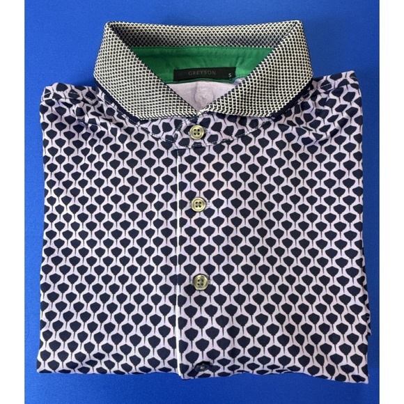 Greyson Other - Greyson Clothier Golf Polo AOP Stinger Sting Manta Ray Short Sleeve Mens Small